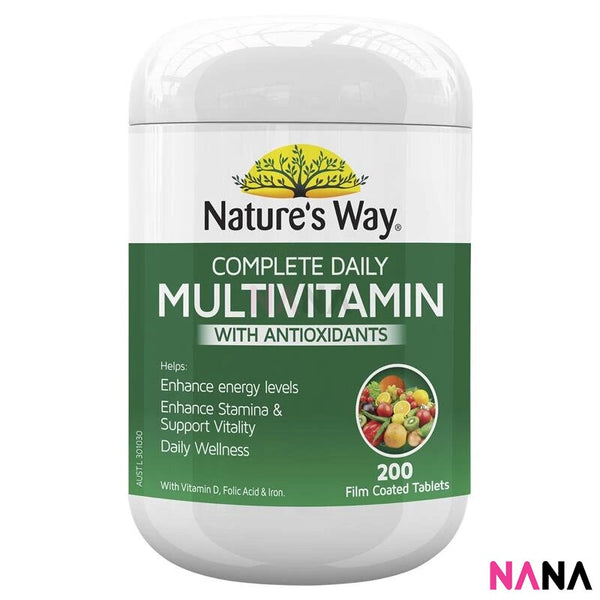 Nature's Way Complete Daily Multivitamin With Antioxidants 200 Tablets