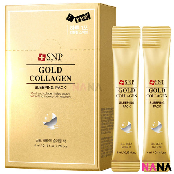 SNP Gold Collagen Sleeping Pack 4ml x 20pcs