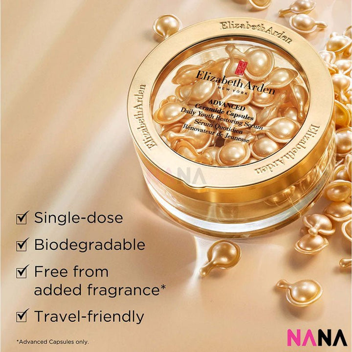 Elizabeth Arden Advanced Ceramide Capsules Daily Youth Restoring Serum 60pcs - NANA MALL