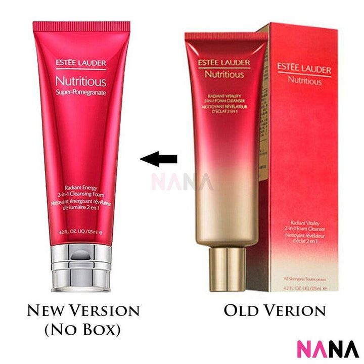 Estee Lauder Nutritious Radiant Vitality 2-in-1 Foam Cleanser 125ml Cleansers & Toners Estee Lauder 
