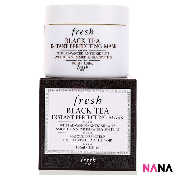 Fresh Black Tea Mask Set (Black Tea Instant Perfecting Mask 100ml + Black Tea Firming Overnight Mask 100ml) - NANA MALL