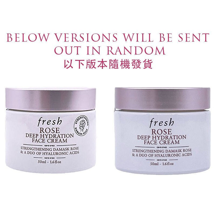 Fresh Rose Deep Hydration Facial Toner 250ml + Rose Deep Hydration Face Cream 50ml - NANA MALL