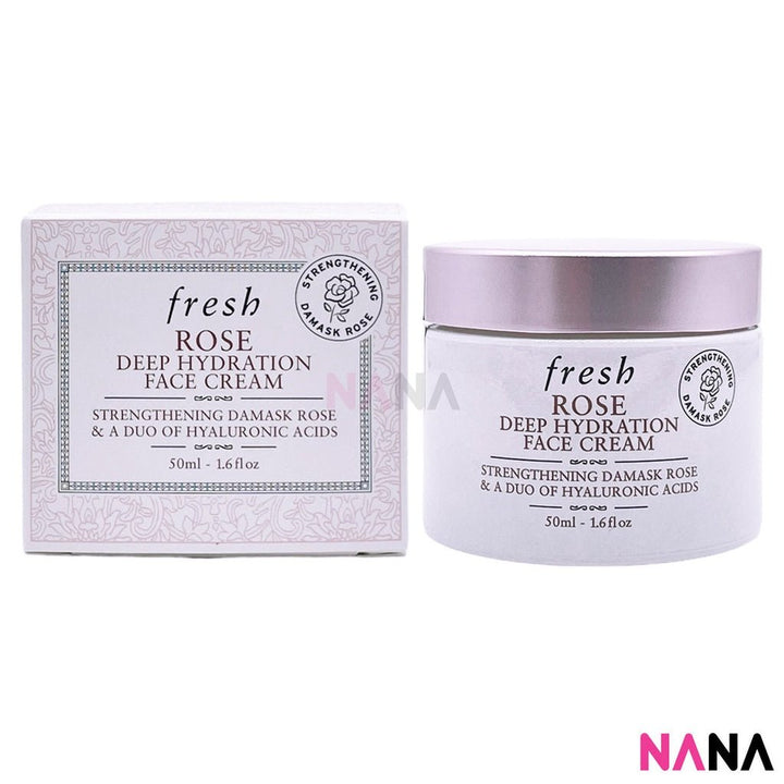 Fresh Rose Deep Hydration Set (3 items) (Facial Toner 250ml + Oil - Infused Serum 100ml + Face Cream 50ml) - NANA MALL