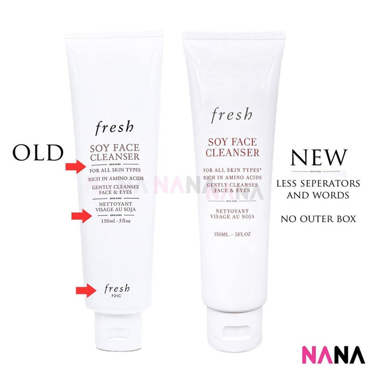 Fresh Soy Face Cleanser 150ml + Rose Deep Hydration Face Cream 50ml - NANA MALL