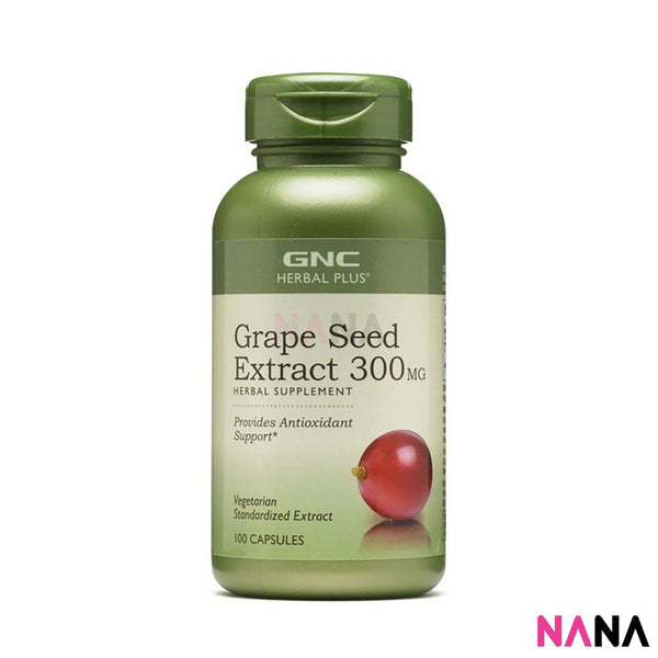 GNC Grape Seed Extract 300mg (Provides Antioxidant Support) 100 Capsules - NANA MALL