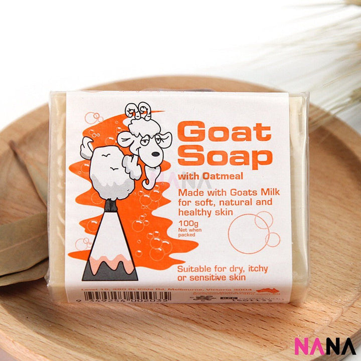 Goat Soap Oatmeal(Orange) 100g - NANA MALL
