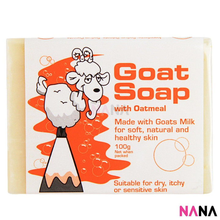 Goat Soap Oatmeal(Orange) 100g - NANA MALL