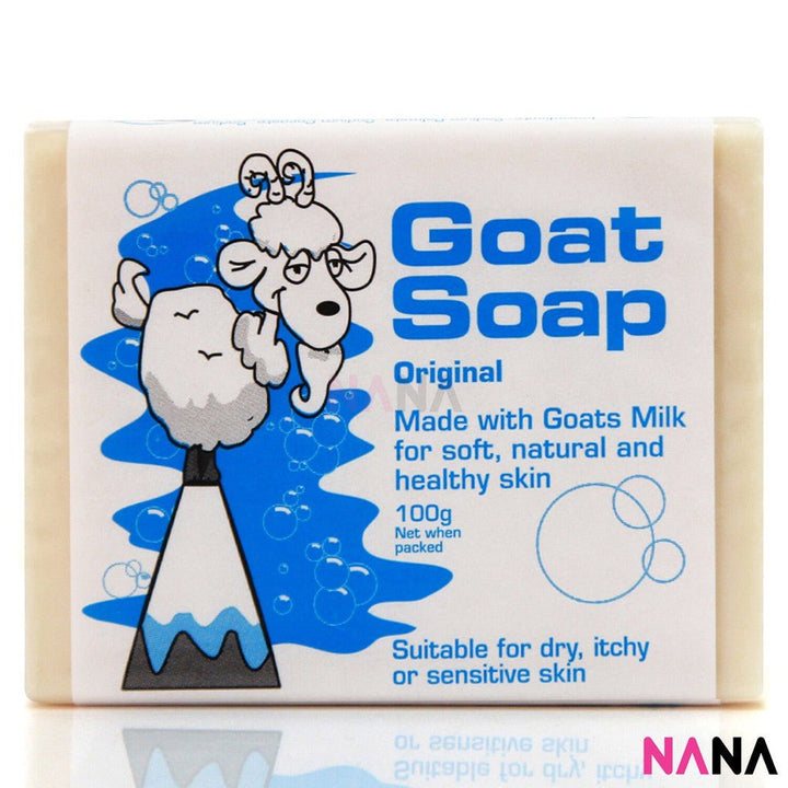 Goat Soap Original (Blue) 100g x3 - NANA MALL