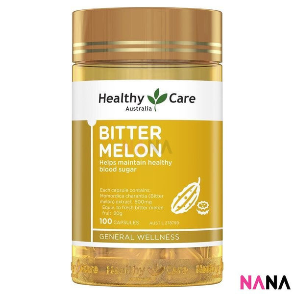 Healthy Care Bitter Melon 100 Capsules - NANA MALL