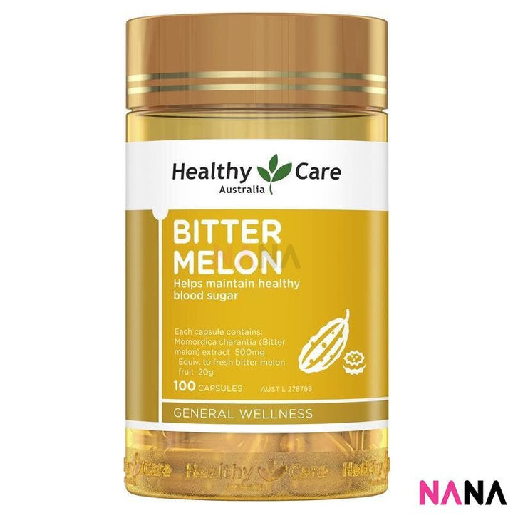 Healthy Care Bitter Melon 100 Capsules - NANA MALL