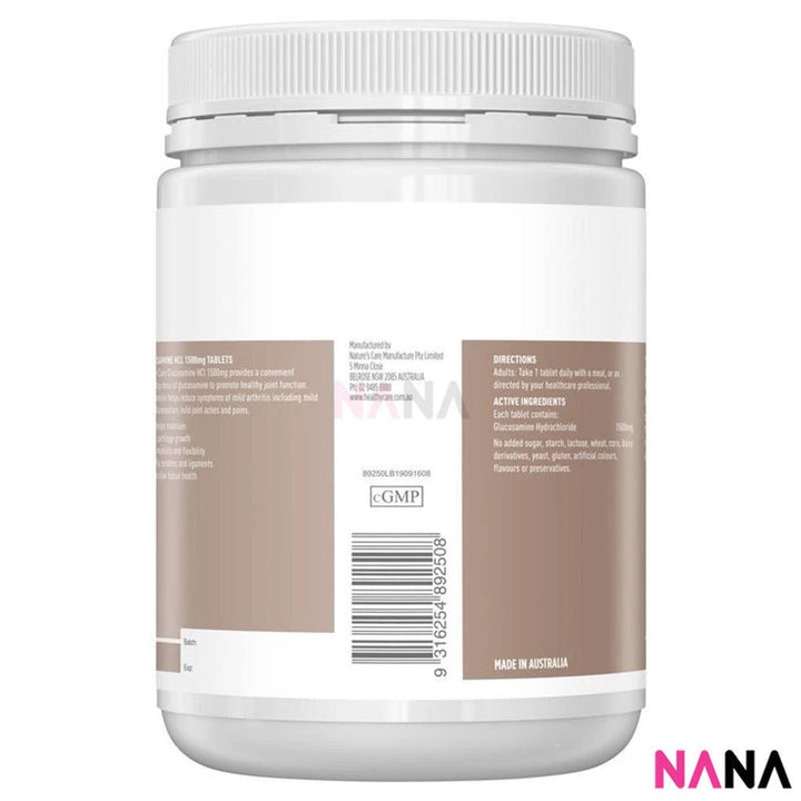 Healthy Care Glucosamine HCL 1500mg 400 Tablets - NANA MALL