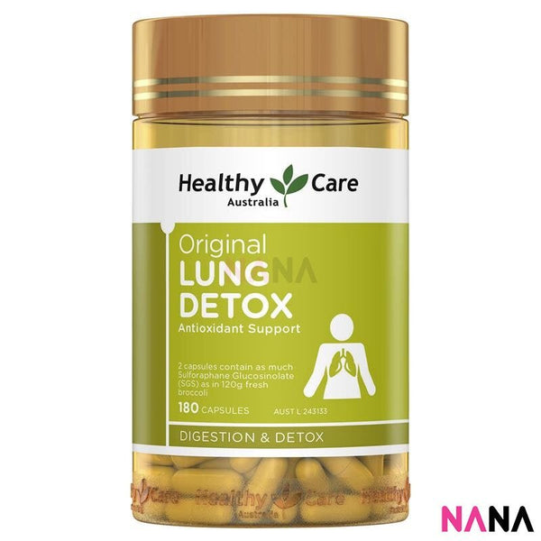 Healthy Care Original Lung Detox 180 Capsules - NANA MALL