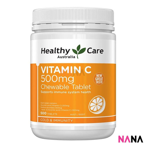 Healthy Care Vitamin C 500mg Chewable 500cap - NANA MALL