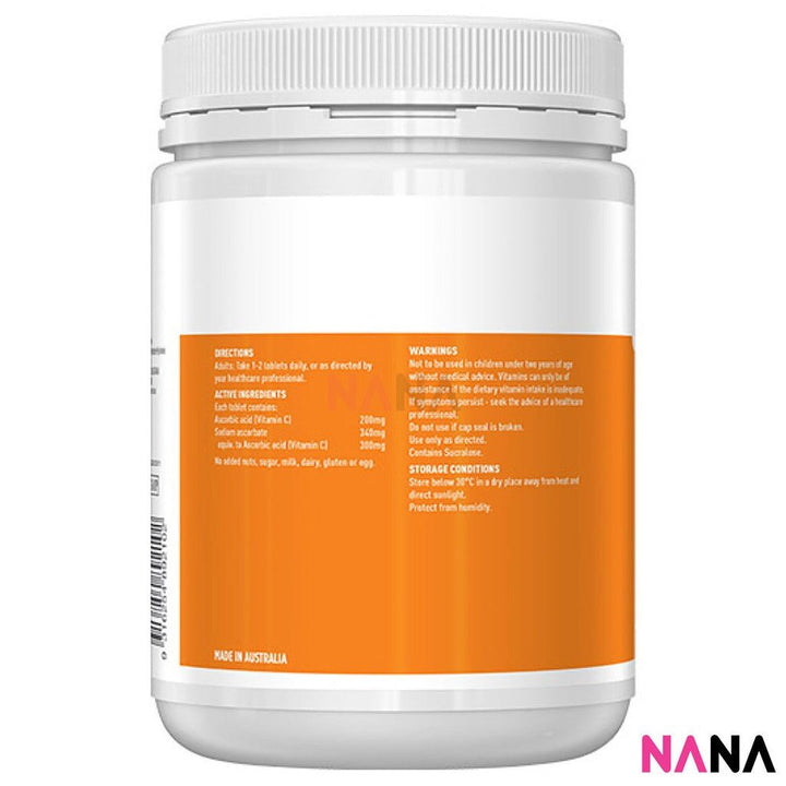Healthy Care Vitamin C 500mg Chewable 500cap - NANA MALL