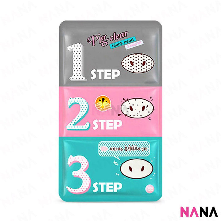 Holika Holika Pig Nose Clear Blackhead 3 - Step Kit 1pc - NANA MALL