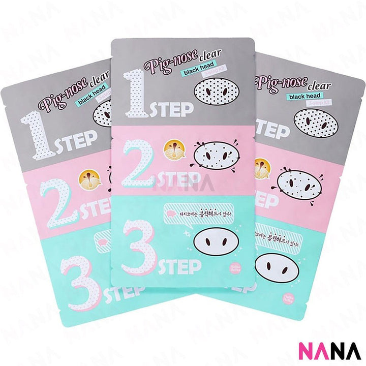 Holika Holika Pig Nose Clear Blackhead 3 - Step Kit 1pc - NANA MALL
