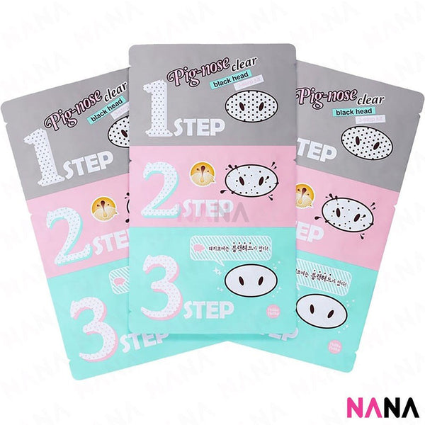 Holika Holika Pig Nose Clear Blackhead 3 - Step Kit 3pcs - NANA MALL