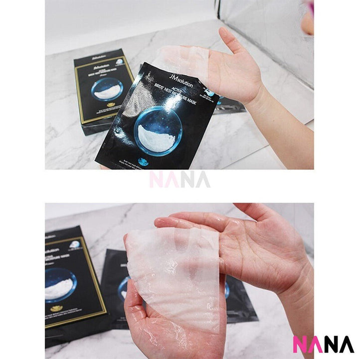 JMsolution Active Birds' Nest Moisture Mask (10 Sheets/ Box) - NANA MALL