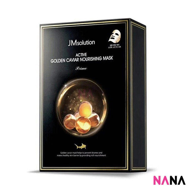 JMsolution Active Golden Caviar Nourishing Mask (10 Sheets/ Box) - NANA MALL