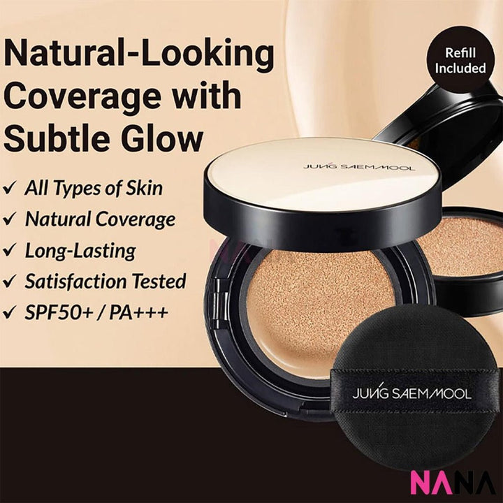 JUNGSAEMMOOL Essential Skin Nuder Cushion SPF50 PA + + + - Fair Light 28g - NANA MALL