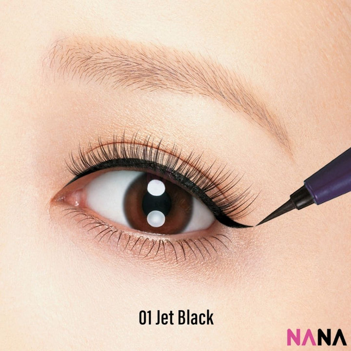 Kiss Me Heroine Make Smooth Liquid Eyeliner 01 Jet Black - NANA MALL