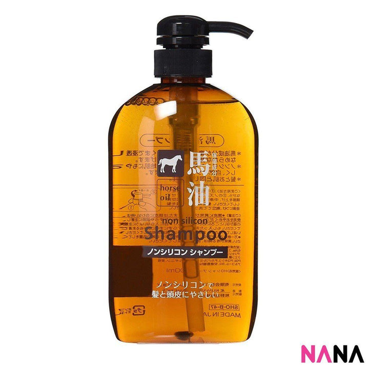 Kumano Yushi Horse Oil Non Silicon Shampoo 600ml - NANA MALL