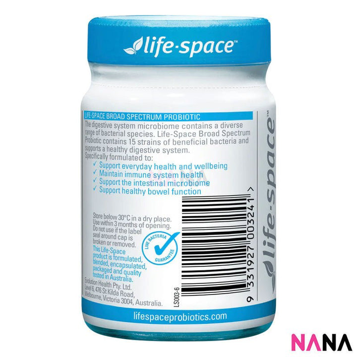 Life Space Broad Spectrum Probiotic 60 Capsules - NANA MALL