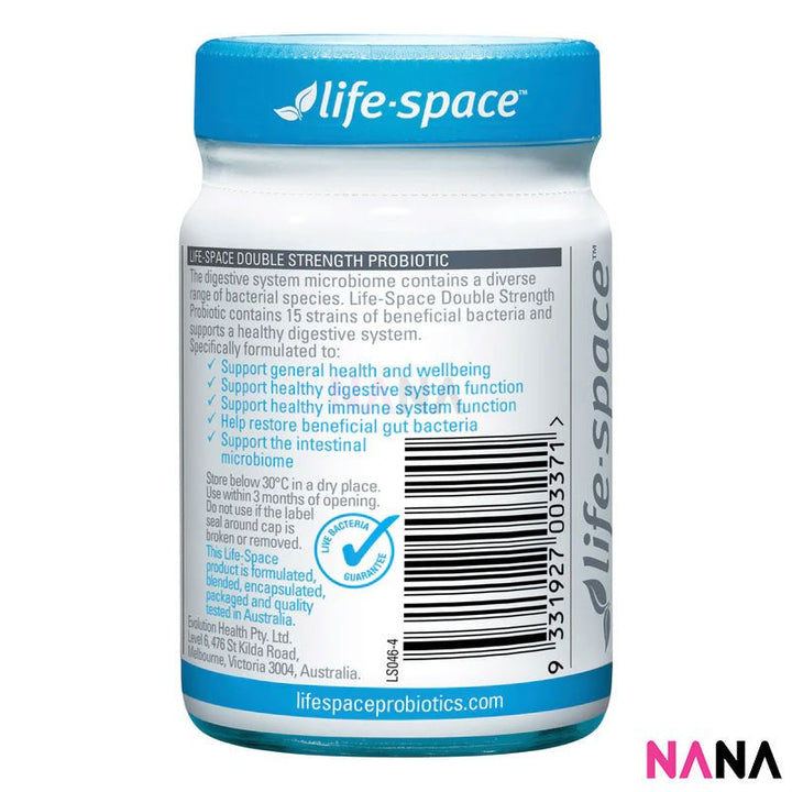 Life Space Double Strength Probiotic 30 Capsules - NANA MALL