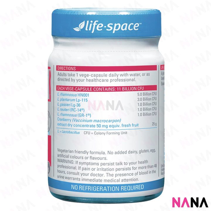 Life Space Urogen Probiotic for Women 60 Capsules - NANA MALL