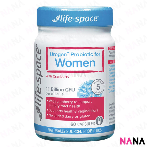 Life Space Urogen Probiotic for Women 60 Capsules - NANA MALL