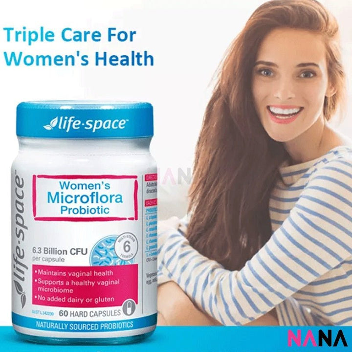 Life Space Womens Microflora Probiotic 60 Capsules - NANA MALL