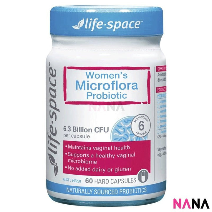 Life Space Womens Microflora Probiotic 60 Capsules - NANA MALL