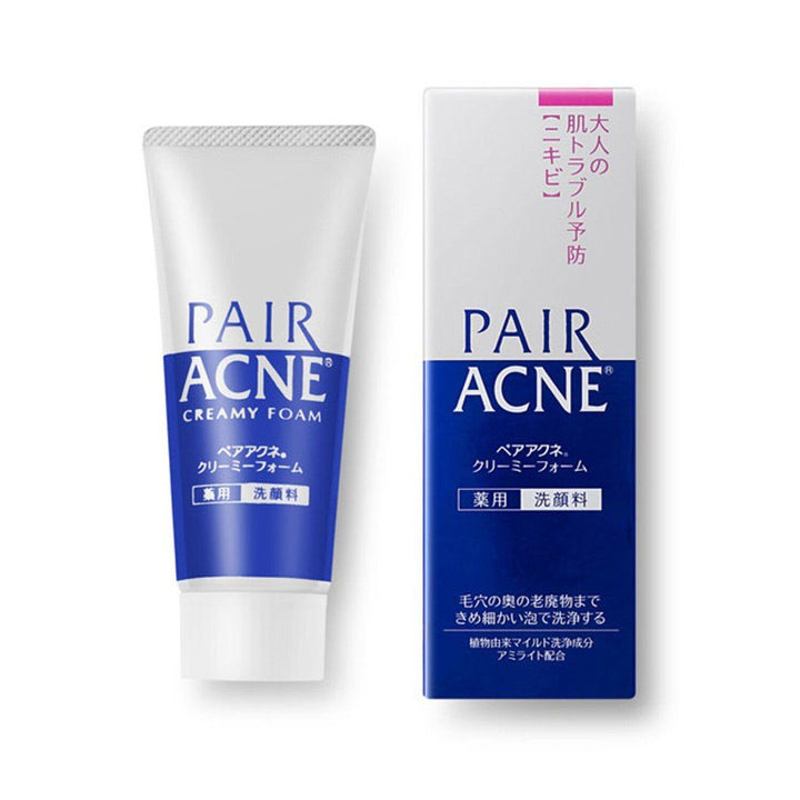 LION Pair Acne Creamy Facial Washing Foam 80g & PAIR Acne Cream W 14g Intensive Care & Treatments Lion 