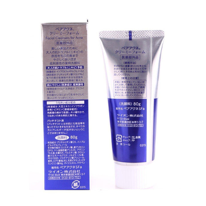 Lion Pair Acne Creamy Foam Facial Washing Foam 80g Intensive Care & Treatments Lion 