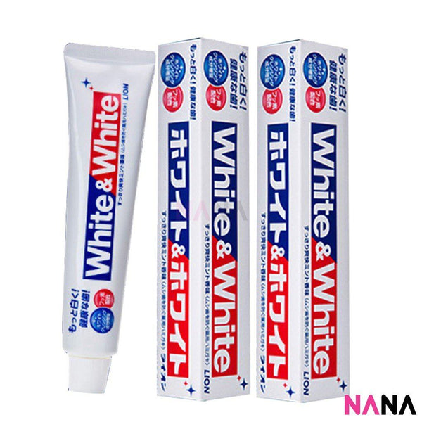 LION White & White Toothpaste (Clean Fresh Mint) 150g x 2pcs Teeth & Dental Care Lion 