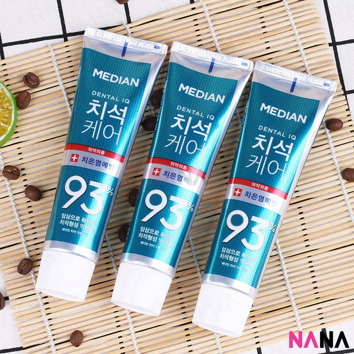 Median Median 93% Dental IQ Toothpaste - Green 120g x 3 - NANA MALL