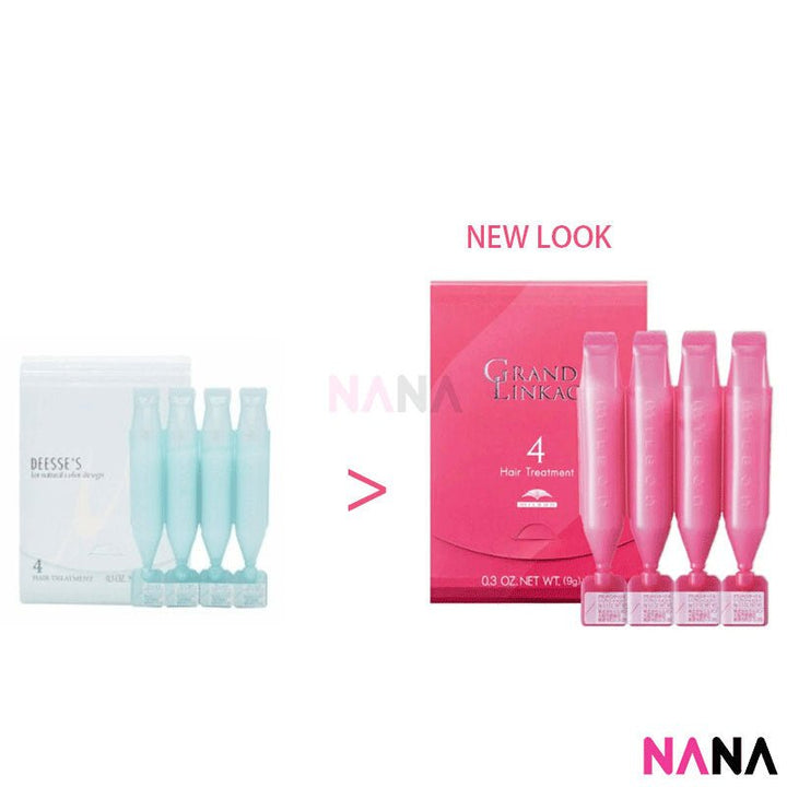 Milbon Grand Linkao Hair Treatment - 4 (9g x 4pcs) [For Fine Hair] x 2 - NANA MALL