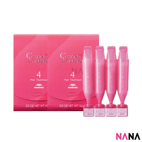 Milbon Grand Linkao Hair Treatment - 4 (9g x 4pcs) [For Fine Hair] x 2 - NANA MALL