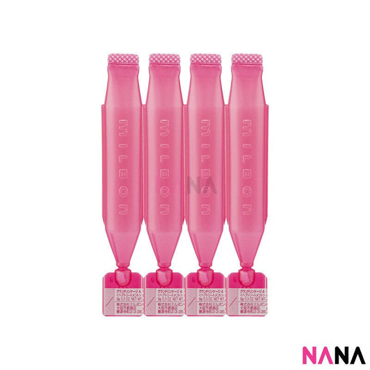 Milbon Grand Linkao Hair Treatment - 4 (9g x 4pcs) [For Fine Hair] x 2 - NANA MALL