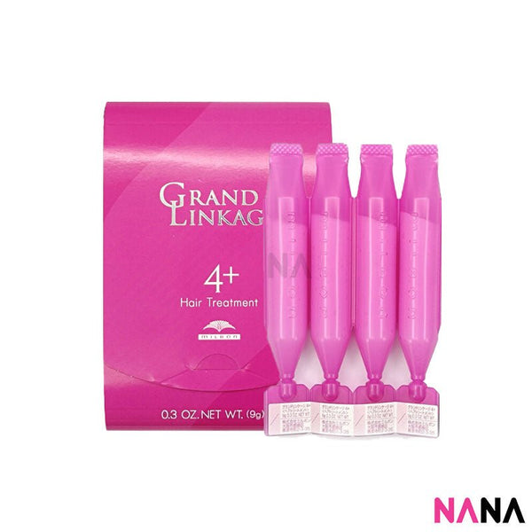 Milbon Grand Linkao Hair Treatment - 4+ (9g x 4pcs) [For Normal Hair] - NANA MALL