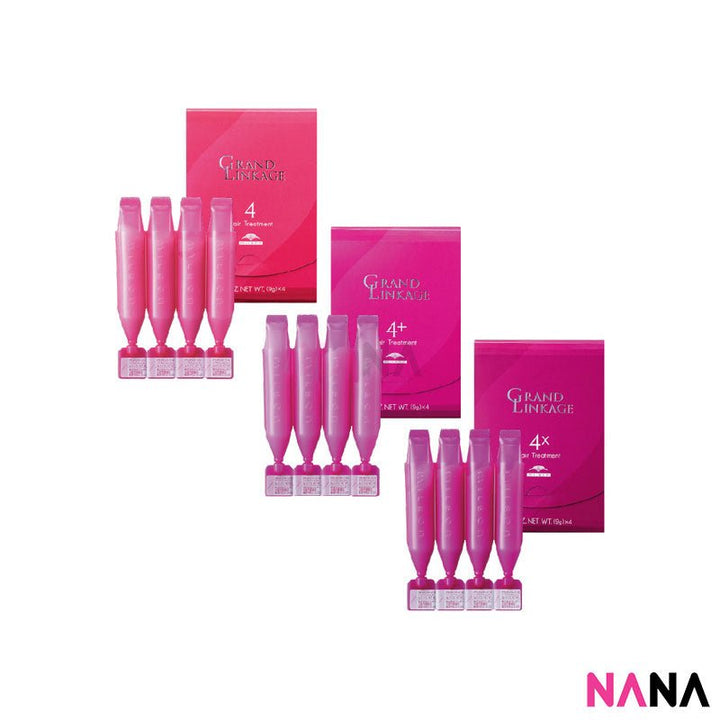 Milbon Grand Linkao Hair Treatment - 4x (9g x 4pcs) [For Coarse Hair] - NANA MALL