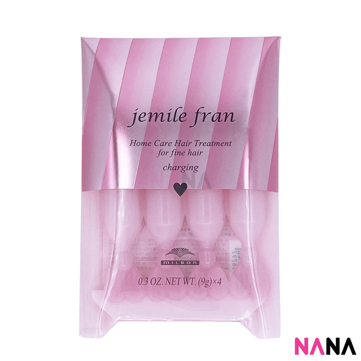 MILBON JEMILE FRAN Hair Charging Treatment - Pink Heart (9g x 4pcs) - NANA MALL