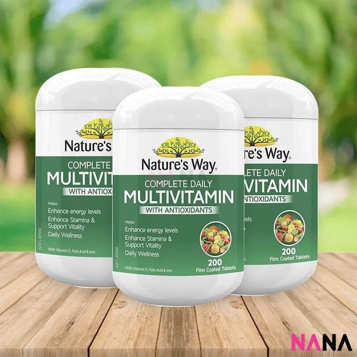 Nature's Way Complete Daily Multivitamin With Antioxidants 200 Tablets - NANA MALL