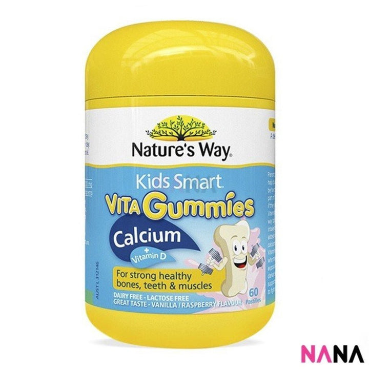 Nature's Way Nature's Way Kids Smart Vita Gummies Calcium 60 Pastilles x 2 - NANA MALL