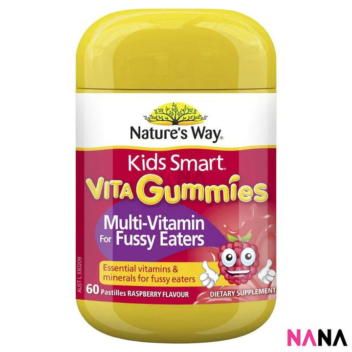 Nature's Way Nature's Way Kids Smart Vita Gummies Multi Vitamin for Fussy Eaters 60 Pastilles x 2 - NANA MALL