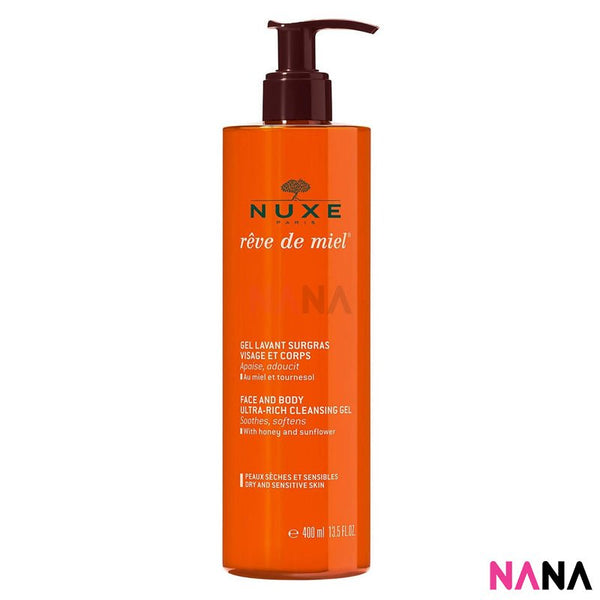 Nuxe Reve De Miel Face And Body Ultra - Rich Cleansing Gel 400ml - NANA MALL