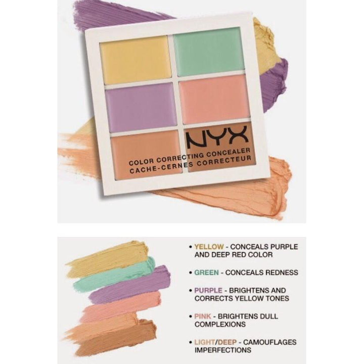 NYX Professional Makeup Color Correcting Concealer Palette Face NYX 