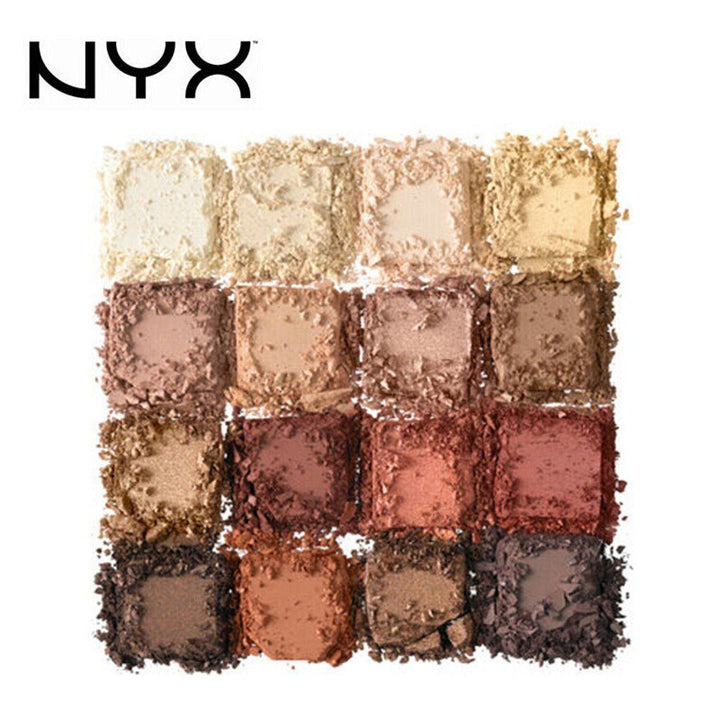 NYX Ultimate 16 Colors Eye Shadow Palette - 03 Warm Neturals Eyes NYX 