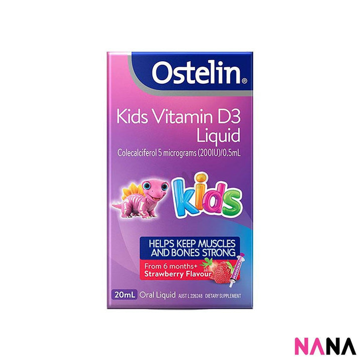 Ostelin Kids Vitamin D3 Liquid 20ml - NANA MALL