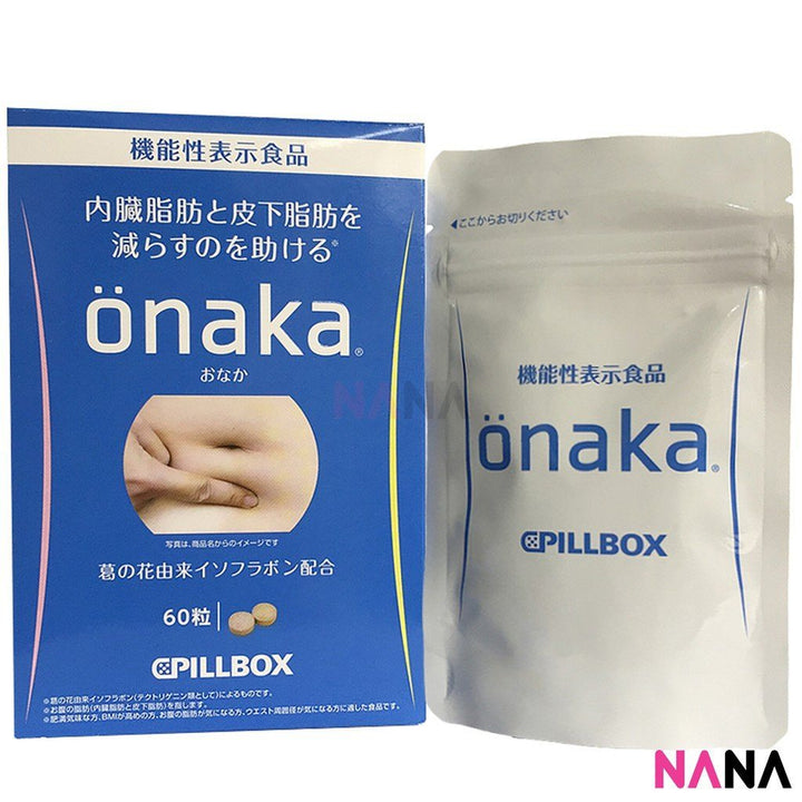 PILLBOX ONAKA Reduces Belly Fat Dietary Nutrients 60 Tablets Nutritional Supplements PILLBOX ONAKA 